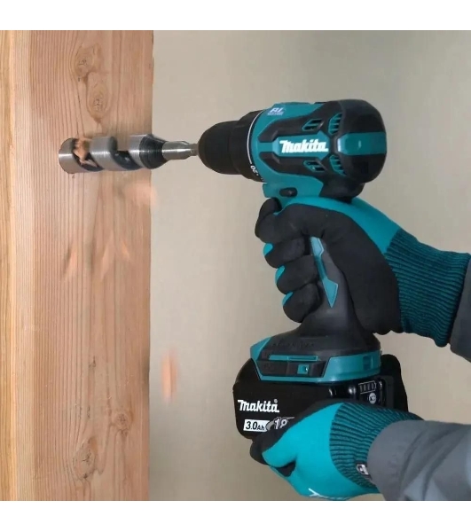 Дрель-шуруповерт Makita DDF490SF1J, 18 В, 3 Ач, 50 Нм, бесщеточный
