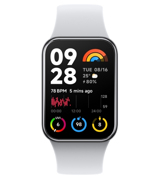 Фитнес-браслет Xiaomi Smart Band 8 Pro, 1.74 дюйм, AMOLED, Bluetooth, 5ATM, серый