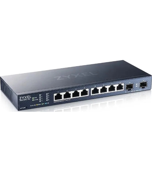 Коммутатор мультигигабитный Smart L3 Lite Zyxel NebulaFlex XMG1915-10E, 8xRJ-45: 1/2.5G, 2xSFP+, бесшумный (без вентилятора)