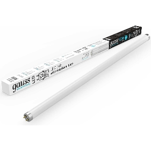 Лампа светодиодная Gauss Elementary T8 10Вт 4000К G13 780лм 600мм стекло поворотная