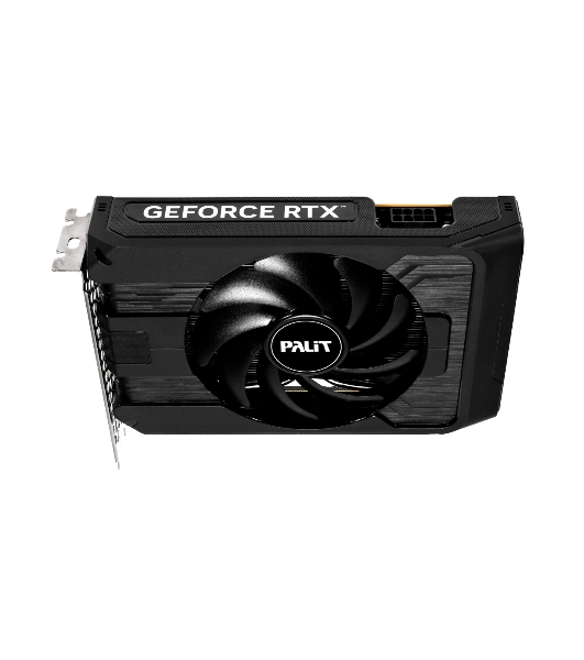 Видеокарта Palit GeForce RTX 5050 StormX OC, NVIDIA RTX 5050, 8 ГБ GDDR6, 128 бит, PCI-e 5.0, 1xHDMI, 3xDP, 2617 МГц