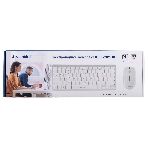 Комплект клавиатура+мышь Gembird KBS-7001-RU беспроводной, USB, 1600 DPI, белый, фото3