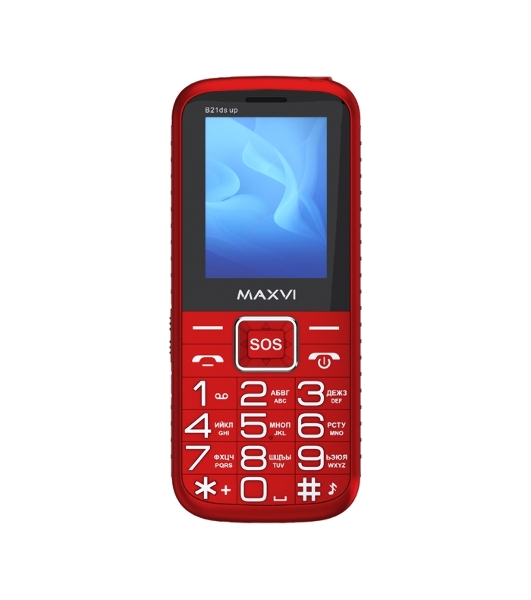 Мобильный телефон Maxvi B21ds up красный
