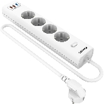 Сетевой фильтр Philips CHP8246WA/51 2м, 4 розетки, белый, фото 1