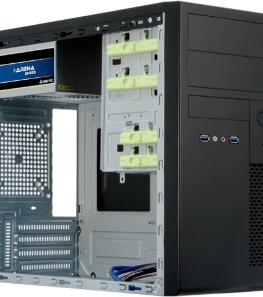 Компьютерный корпус CHIEFTEC MESH XT-01B-OP без БП, черный, mATX