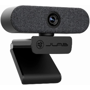 Веб-камера JLab Epic 2560x1440, 30 кадр/с, USB Type-A, микрофон (2 шт), автоматическая фокусировка, автоосвещение, универсальное крепление