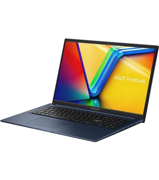 Ноутбук Asus Vivobook 17 X1704VA-AU982 Core 5 120U 16Gb SSD512Gb Intel Graphics 17.3' IPS FHD (1920x1080) без ОС blue WiFi BT Cam (90NB13X2-M00ML0)