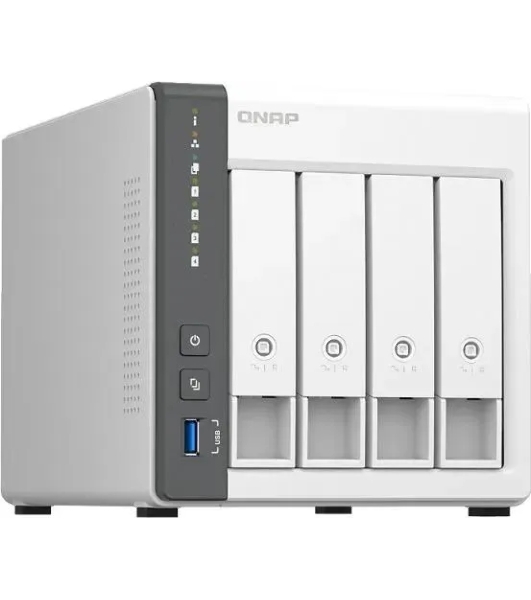 Сетевое хранилище NAS Qnap D4 (REV. C) 4-bay настольный Cortex-A55 RK3568B2