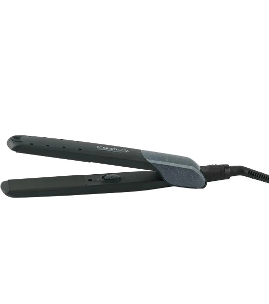 Выпрямитель для волос Scarlett SC-HS60014 черный, 22 мм, 190 °C, 1 режим