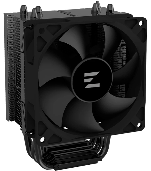 Кулер ZALMAN CNPS4X BLACK V2, 92мм FAN, 3 HEAT PIPES, 4-PIN PWM, 800-2000 RPM, 29DBA, HYDRO BEARING, LGA1851/1700, AM5/AM4, screw type installation