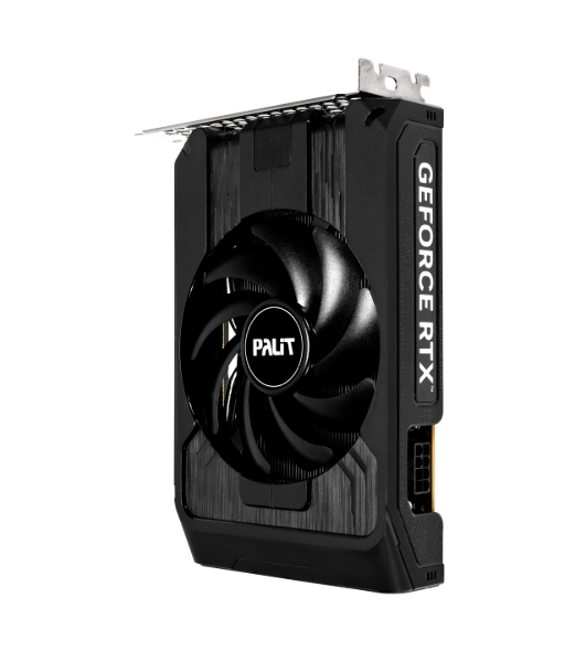 Видеокарта Palit GeForce RTX 5050 StormX OC, NVIDIA RTX 5050, 8 ГБ GDDR6, 128 бит, PCI-e 5.0, 1xHDMI, 3xDP, 2617 МГц