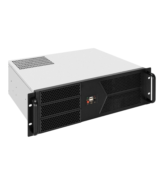 Серверный корпус ExeGate Pro 3U400-07 (RM 19', высота 3U, глубина 400, БП 1200ADS, 2*USB)