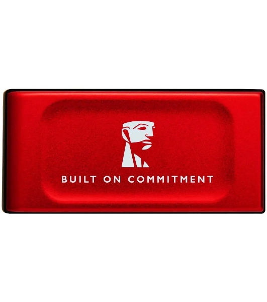 Внешний SSD Kingston XS1000, 2TB, USB 3.2 Gen 2 Type-C, R/W 1050/1000, красный