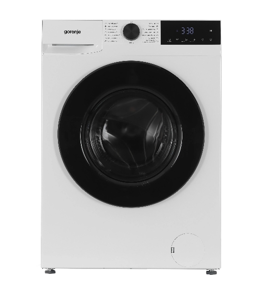 Стиральная машина Gorenje WDG2P854A3C2/C, белая, загрузка фронтальная 8 кг, 1400 об/мин, класс A