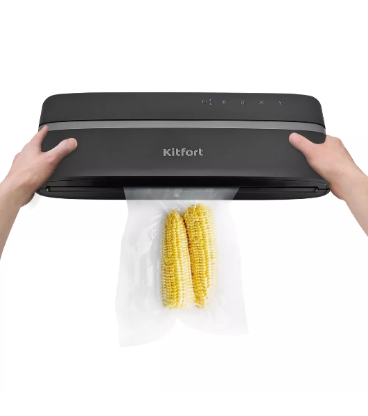 Вакуумный упаковщик Kitfort КТ-1526 110Вт черный