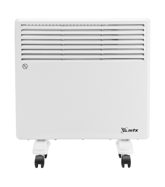 Конвектор электрический MTX CH-1000, белый, 1000 Вт, 10 м2, термостат
