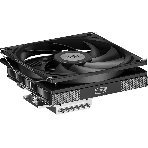 Кулер для процессора PCCooler RC600-67 (125W, 4-pin PWM, 67.5mm, Al, 4x6mm, 1x120мм, 62.5CFM, 32.5dBA, 2300RPM, S: 1851/1700/1200/115X, AM5/AM4, черный), фото 1