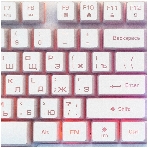 Комплект клавиатура+мышь Nakatomi KMG-2305U проводной, USB, 1600 DPI, белый, фото4
