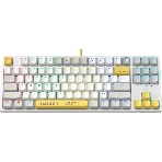 Клавиатура проводная A4Tech Bloody S87 Energy (S87 USB ENERGY WHITE) USB белый/желтый, фото25