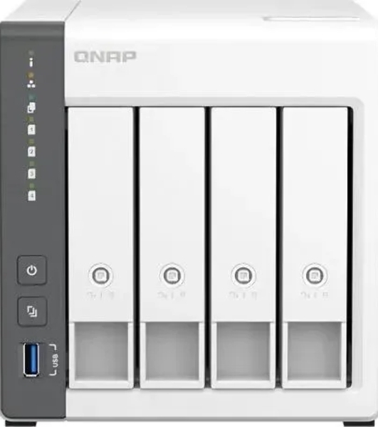 Сетевое хранилище NAS Qnap D4 (REV. C) 4-bay настольный Cortex-A55 RK3568B2