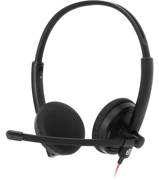 Наушники с микрофоном Oklick/Оклик HS-L900 черный 1.8м накладные оголовье