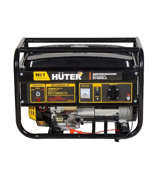 Электрогенератор бензиновый Huter DY4000LX, 3.3 кВт, 68 дБ, 42.2 кг