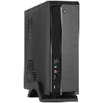 Компьютерный корпус ExeGate EX268690RUS Компьютерный корпус MiniITX ExeGate MI-207 Black, miniITX/mATX, (M400, 80мм), 2хUSB, Audio, фото 1