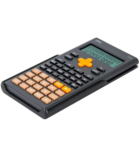 Калькулятор научный Deli E1720-black черный 12-разр.