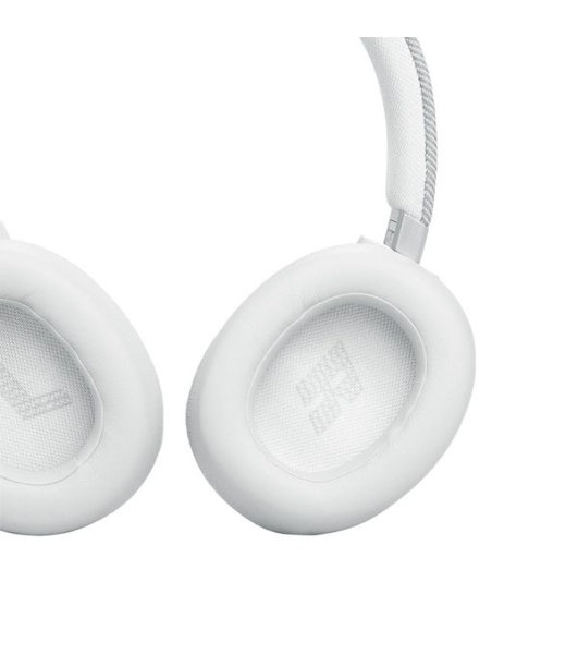 Беспроводные/проводные наушники JBL Live 770NC белый, полноразмерные, Bluetooth + проводной, адаптивное шумоподавление