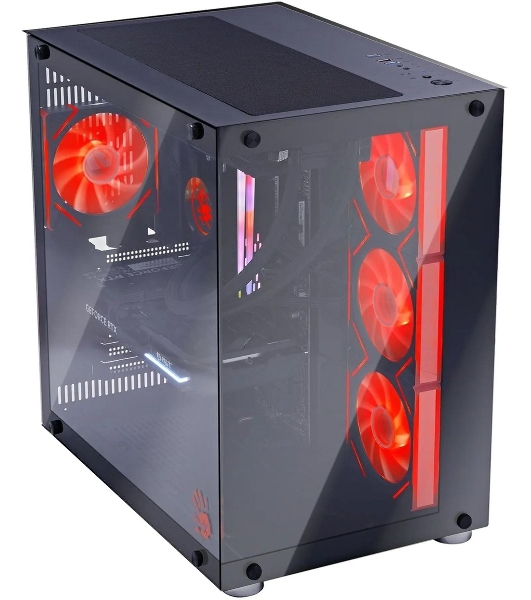 Компьютер Bloody BD-PC CZ79C3 MT i7 14700KF (3.4) 64Gb SSD 1Tb RTX 5070Ti 16Gb Win 11H 64 2.5xGbitEth 850W черный (RUS) (2129080)