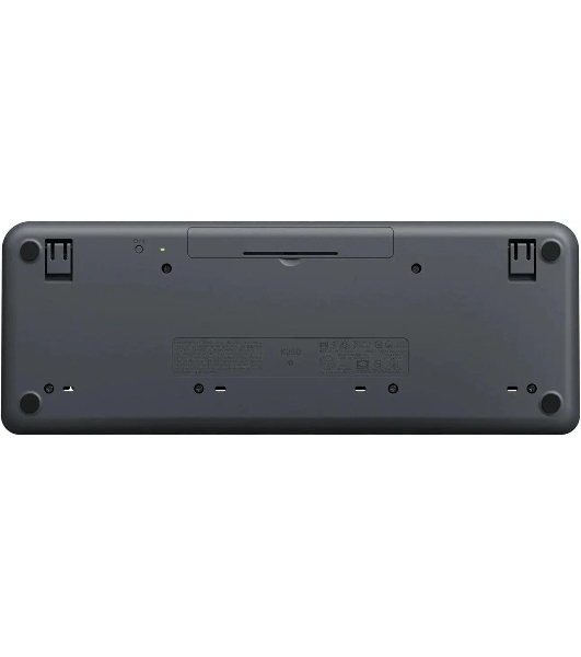 Клавиатура Logitech K250 беспроводная, Bluetooth, серый