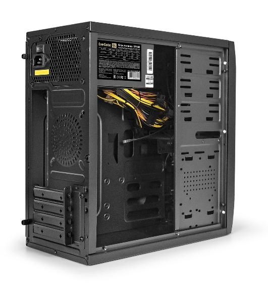 Компьютерный корпус Minitower ExeGate EX272745RUS QA-412U Black, mATX, (XP400, Black, 120мм), 2хUSB+2хUSB 3.0, Audio