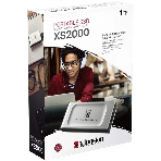 Внешний SSD Kingston XS2000, 1TB, USB 3.2 Gen 2x2 Type-C, R/W 2000/2000, серебристый, фото2