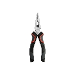 Удлиненные плоскогубцы Deli DL0103 160 мм, Cr-V, эксцентриковый шарнир, антикоррозийное покрытие, трехкомпонентная прорезиненная рукоять, фото4