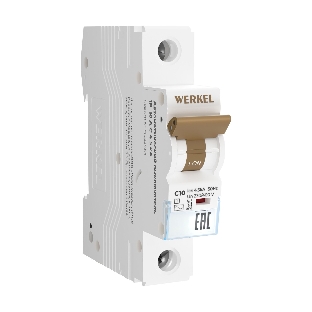 Автоматический выключатель Werkel 1P 10 A  C  4,5 kА W901P104