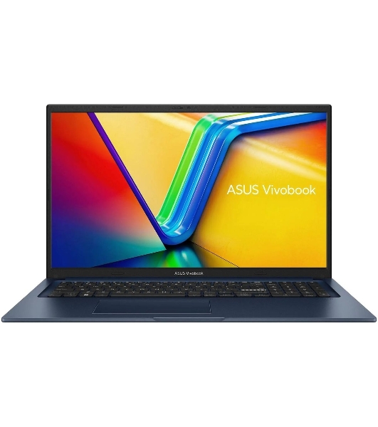 Ноутбук Asus Vivobook 17 X1704VA-AU982 Core 5 120U 16Gb SSD512Gb Intel Graphics 17.3' IPS FHD (1920x1080) без ОС blue WiFi BT Cam (90NB13X2-M00ML0)