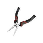 Удлиненные плоскогубцы Deli DL0103 160 мм, Cr-V, эксцентриковый шарнир, антикоррозийное покрытие, трехкомпонентная прорезиненная рукоять, фото5
