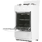 Плита комбинированная Flama CK 2202 W белый, конфорок 2 шт, духовка 30 л, 50 см x 85 см x 38 см, фото5
