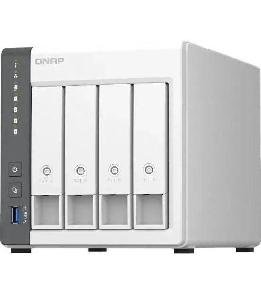 Сетевое хранилище NAS Qnap D4 (REV. C) 4-bay настольный Cortex-A55 RK3568B2