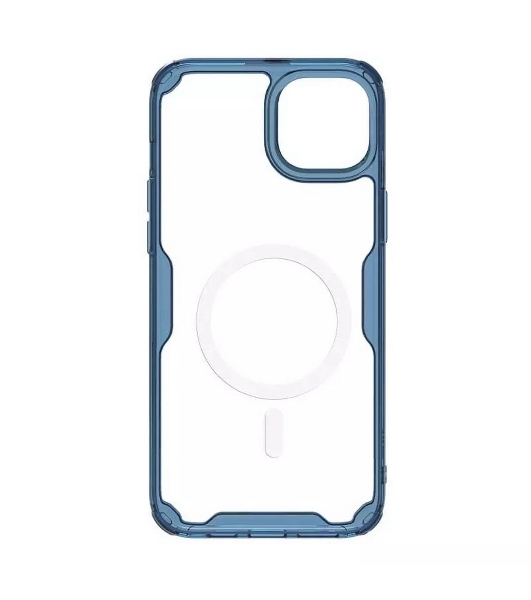 Чехол Nature TPU Pro Magnetic Case, синий, (AP IP15)