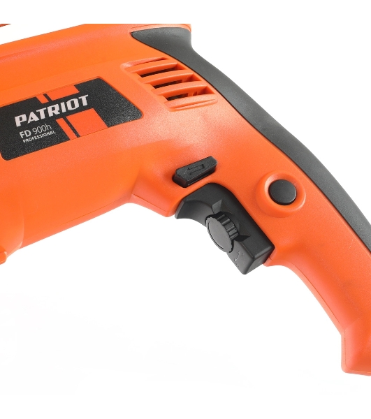 Дрель электрическая ударная PATRIOT FD 900h, 2 скорости, с ударом, мощность 1050Вт, макс.диаметр 16мм, глубиномер + дополнительная ручка