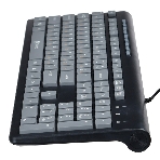 Клавиатура Oklick 480M проводная, USB, черный/серый, фото4