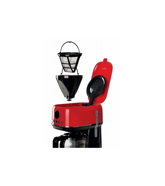 Кофеварка капельная Ariete 00M139600AR0 красный, молотый, 1,5 л. 900 Вт