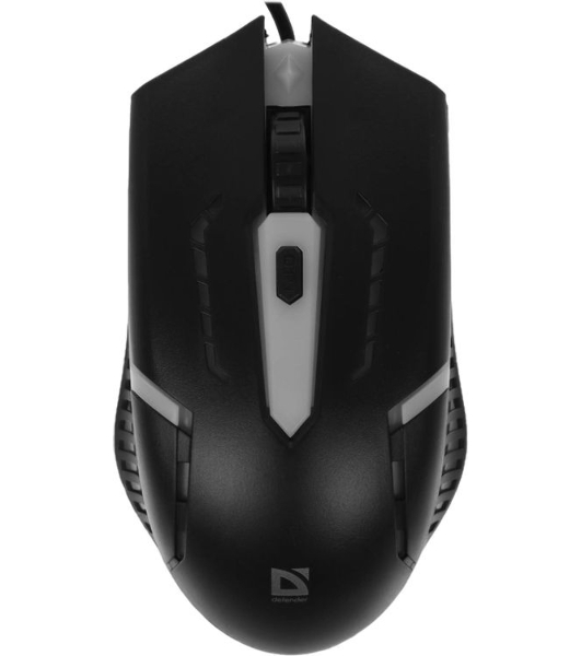 Мышь проводная Defender Flash MB-600L черный, 1200 dpi, USB, кнопки - 4