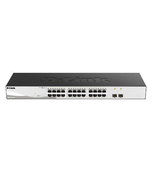 Коммутатор D-Link DGS-1210-26/F3A, 24×1 Гбит/с + 2×1 Гбит/с SFP, настраиваемый