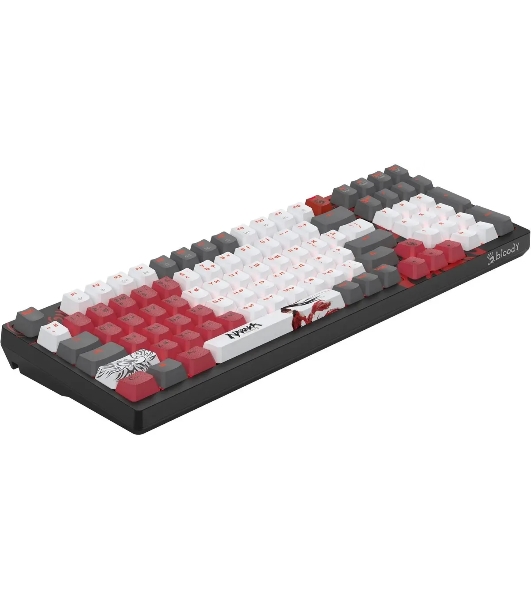 Клавиатура A4Tech Bloody S98 Naraka BLMS Plus проводная, USB Type-A, чёрный/красный