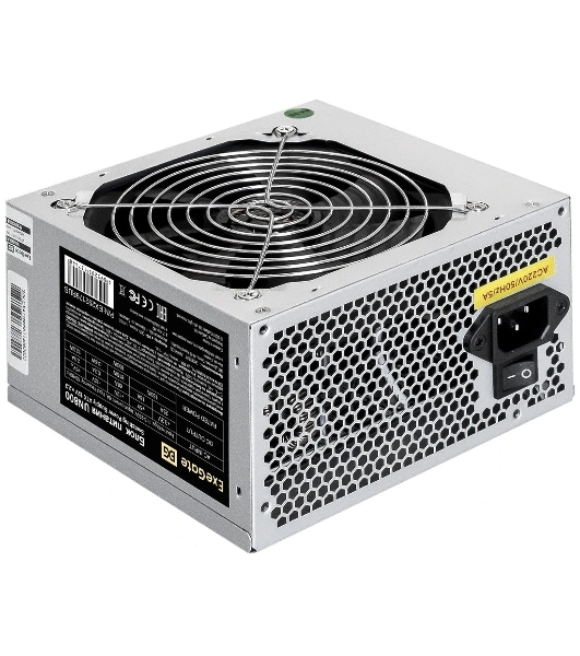 Блок питания ExeGate UN800, 800W, (ATX, SC, 12cm fan, 24pin, 2x(4+4)pin, 2xPCI-E, 5xSATA, 3xIDE, кабель 220V 1,8м с защитой от выдергивания)