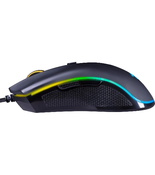 Мышь проводная Redragon Cypher, черный, 12800 dpi, USB, кнопки - 7