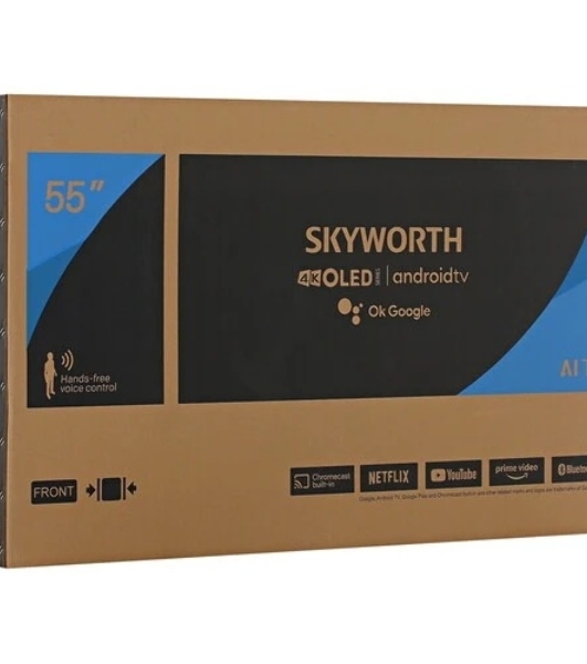 Телевизор Skyworth 55' 55SXE9000 серый OLED UHD 60Hz GoogleTV 2GB/32GB