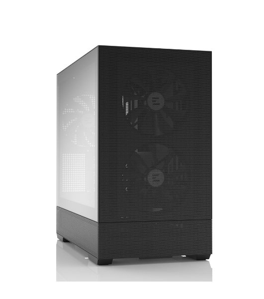 Компьютерный корпус ZALMAN P30 AIR, MATX, BLACK, WINDOW, 2xCombo (3.5'' or 2.5''), 3x2.5', 1xUSB TYPE-C, 1xUSB3.0, FRONT 2x140мм ARGb, REAR 1x140мм ARGb